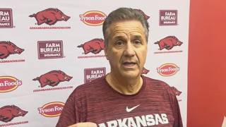 Arkansas head coach John Calipari summer press conference 