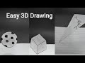 How To Draw 3D Floating Shapes