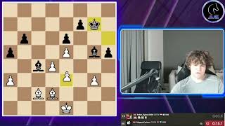 Magnus Carlsen against Duda in a time trouble!!