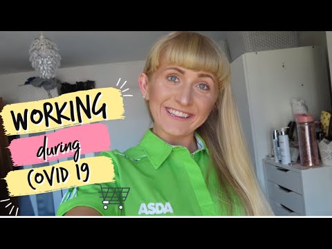 HELPING AT ASDA DURING COVID 19 | PANIC BUYING IN THE UK #DAYATWORK