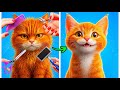 POV : Vivez une journée spa relaxante en tant que chat ! ☁️🐱💨