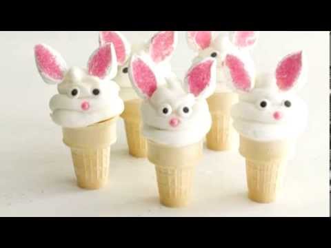 How to Make Easter Bunny Cake Cones