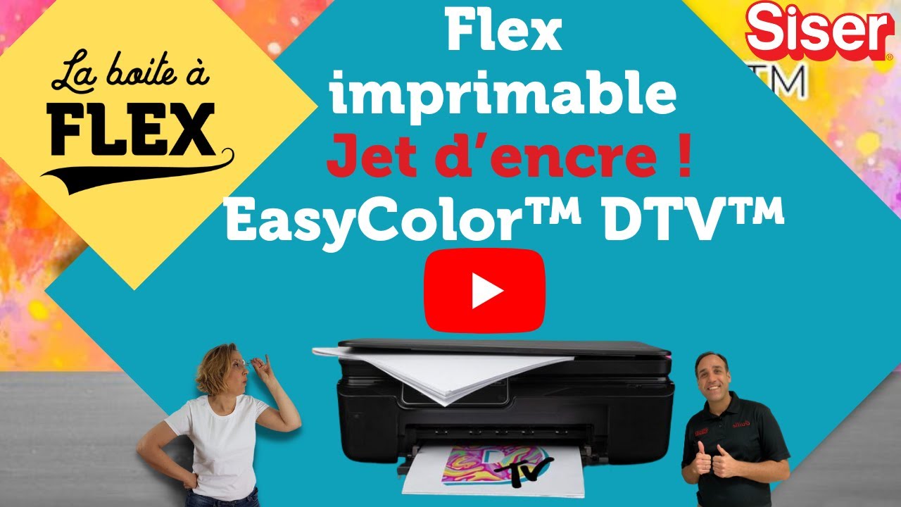 Le Flex thermocollant Siser - EasyColor™ DTV™ Siser - La boîte à Flex