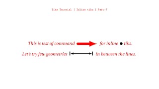 Tikz tutorial | Inline tikz | Part-07
