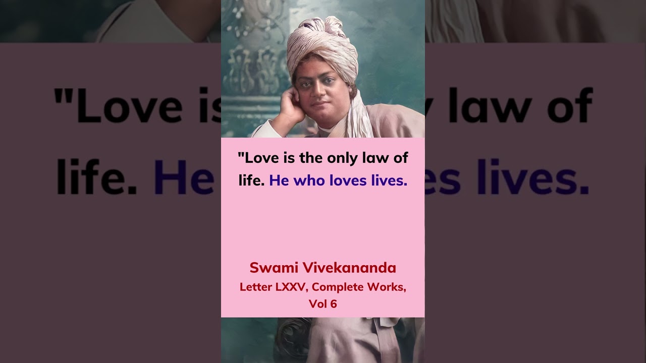 Swami Vivekananda on Love