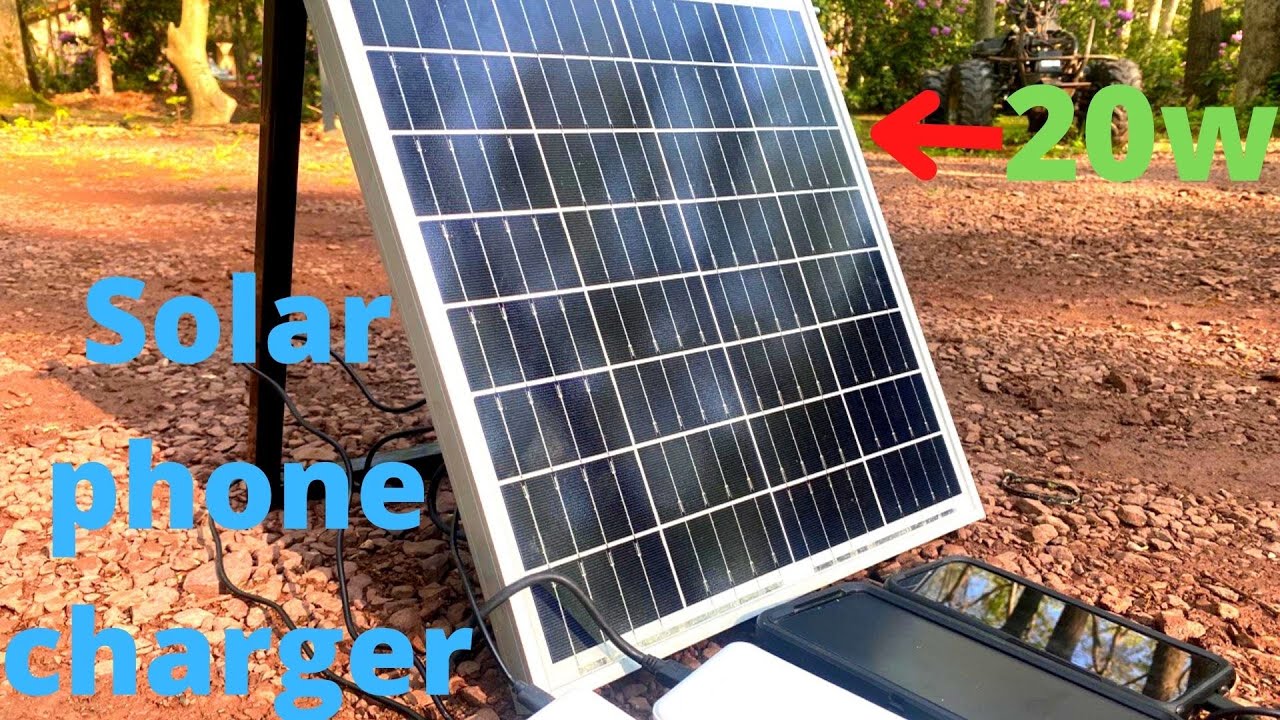 How to make a solar phone charger YouTube