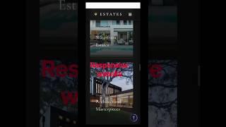 How to make a responsive real estate website with html css and js.