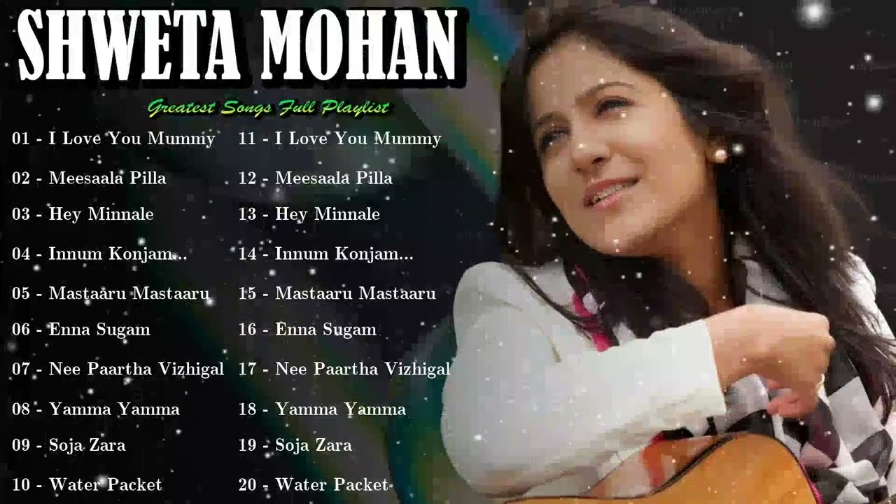 🎼 Shweta Mohan 🎤 - Songs filled with clarity, emotion, and refined musical expression - ✨