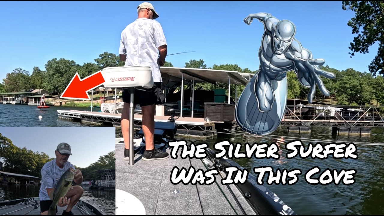 Lake of the Ozarks August Bass Fishing With The Silver Surfer