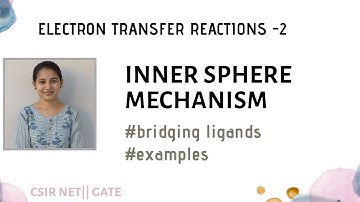 Inner Sphere Mechanism | bridging ligands | examples