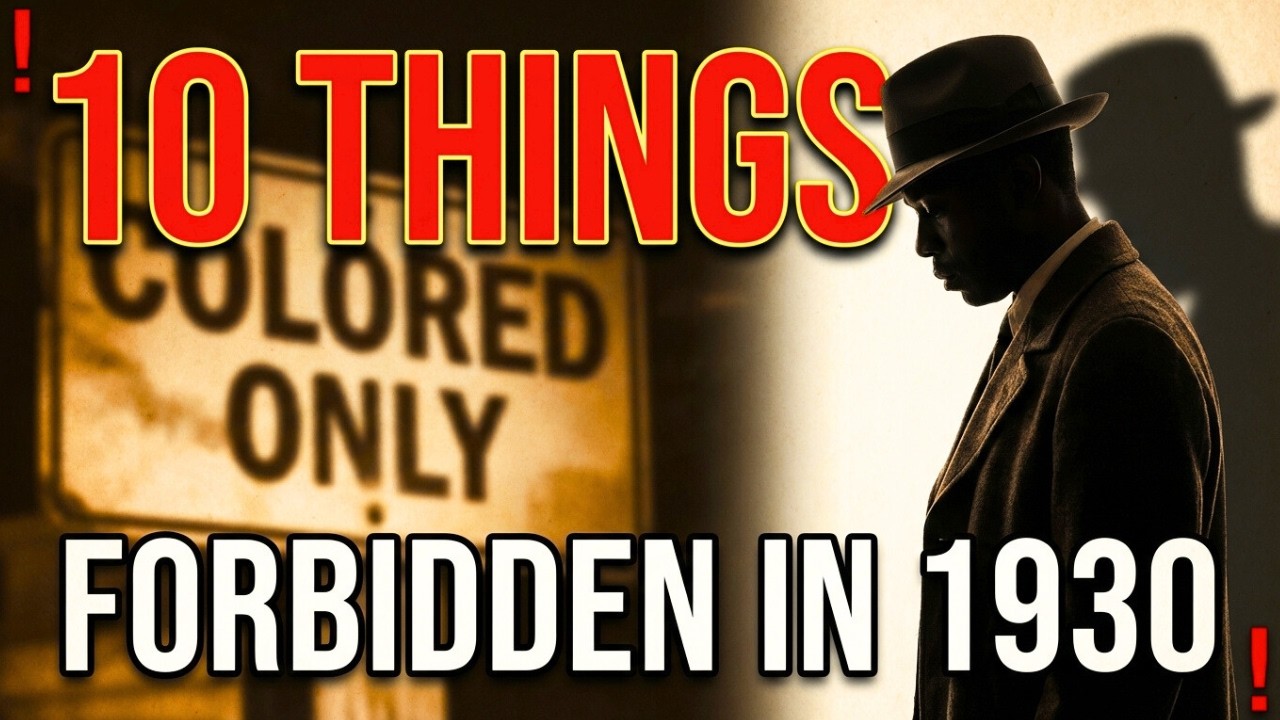 10 THINGS BLACK AMERICANS WERE FORBIDDEN TO DO IN 1930
