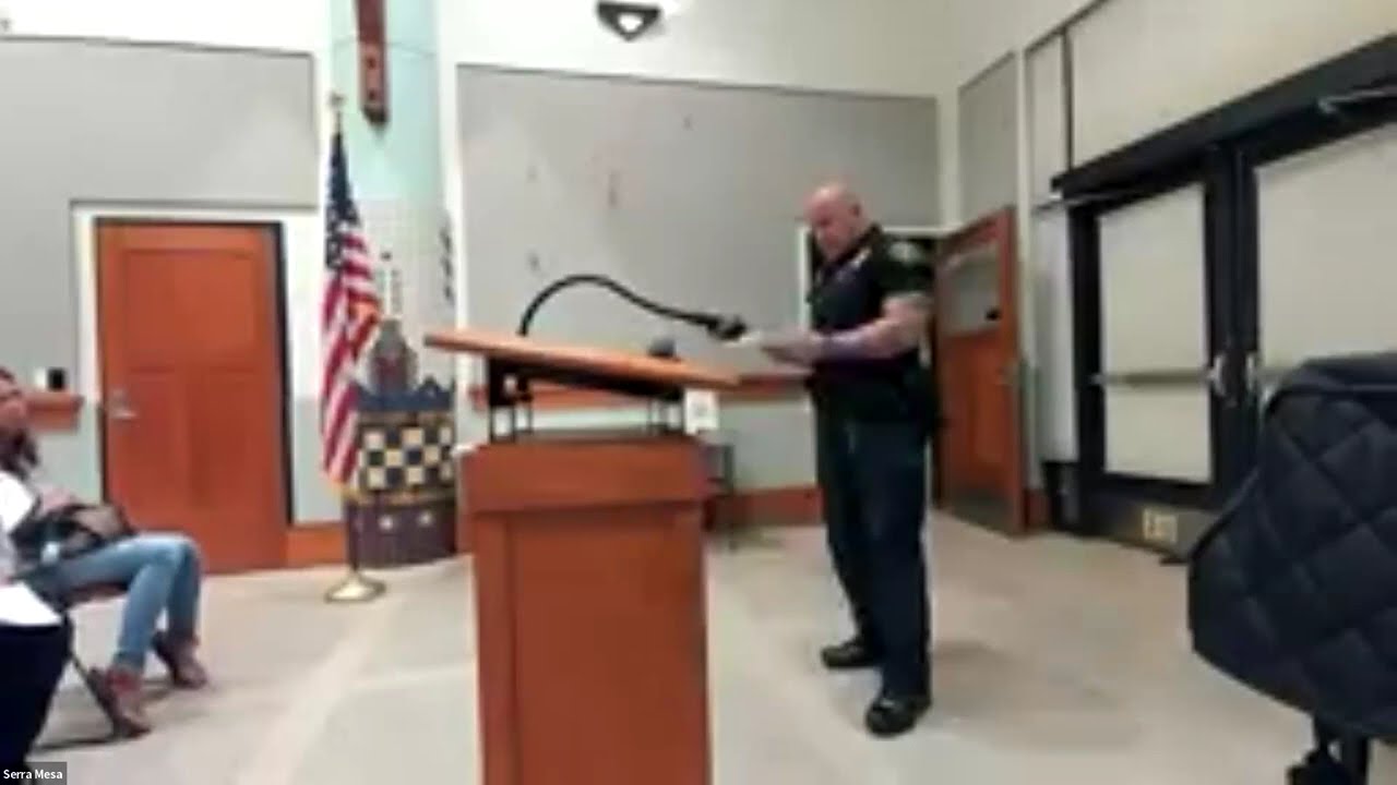 Serra Mesa Community Council Meeting Serra Mesa History San Diego Trash Study and Officer Updates