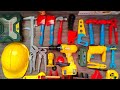 12-Minute Unboxing:A collection of professional power tools,from drills to chainsaws|ASMR toy review