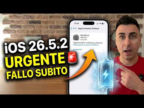 Video Apple rilascia iOS 26.5.2 Risolto il surriscaldamento della batteria iPhone