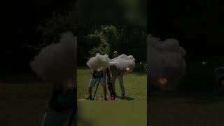 The FATTEST muzzle flash in super-slow motion @KentuckyBallistics @theslowmoguys #shorts