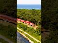 Wakacyjny pociąg na Hel z wagonami piętrowymi #pociągi #kolej #półwysephelski #trains #railway