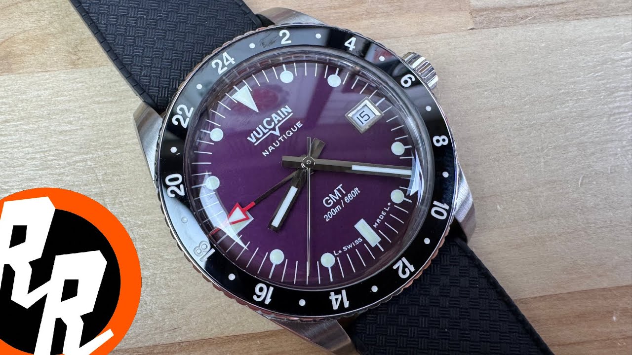 Vulcain Nautique Skindiver GMT Purple Limited Edition (Exquisite Timepieces)