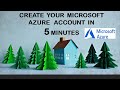 Creating Microsoft Azure Account in simple steps || Ms Azure