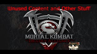 Mortal Kombat Deadly Alliance Unused and Cut Content!