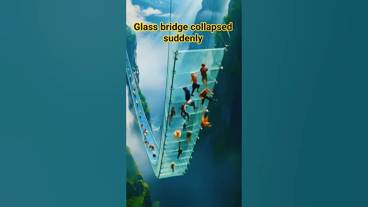 World's biggest glass bridge collapsed suddenly #shorts #viral #trending #shortvideos