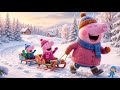 Peppa pig's winter snow castle journey 2