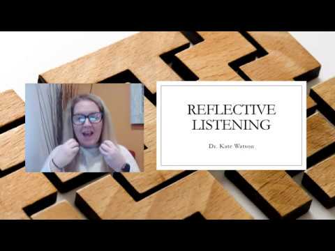 Video: Paano mo ginagawa ang reflective listening?