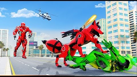 Wild Fox Transform Bike Robot Shooting Part-2 | New Robot Shooting Android GamePlay | By Game Crazy