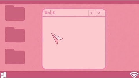 Aesthetic pink computer intro template| No text | No copyright