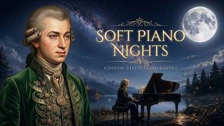 Soft Piano Nights — Chopin, Beethoven & Mozart | Relaxing Music for Sleep & Study