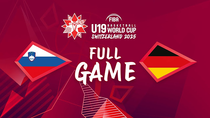 Group Phase | Slovenia v Germany | Full Basketball Game | FIBA U19 Basketball World Cup 2025