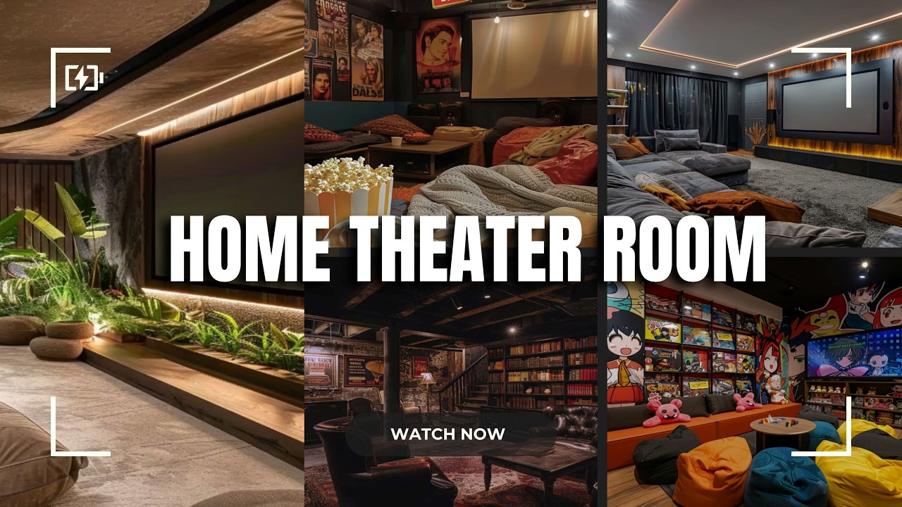 200 Home Theater Room Design & Decor Ideas: Create a Cozy Movie Cinema Experience