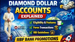 Diamond Dollar Accounts (DDA) Explained | IIBF All Bank Promotion Exam