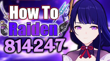 *NEW* BEST UPDATED Raiden Shogun GUIDE! All Weapons, Builds, ER vs Atk%, & Teams | Genshin Impact