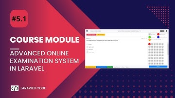 Part-5.1 Course Module | Advanced Online Examination System in Laravel #laravelproject #php