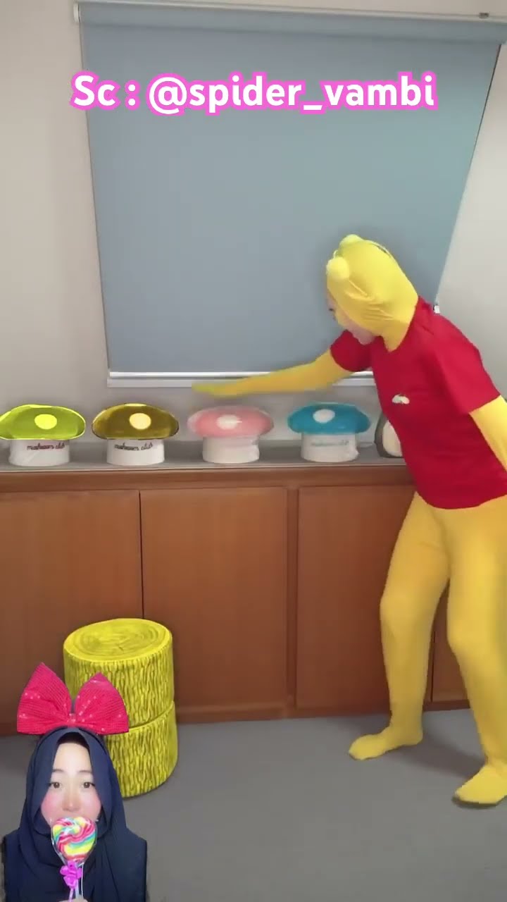 WAHHH APA YANG WINNIE PEGANG BERUBAH JADI KUNING⁉️?@spider_vambi #shorts #funny #dubbing