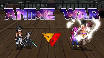 Gogeta TP V3 OP & Kirito V2 OP (3 forms) VS Vegito UEI OP & Luffy G4 Snakeman OP in Jump Force Mugen