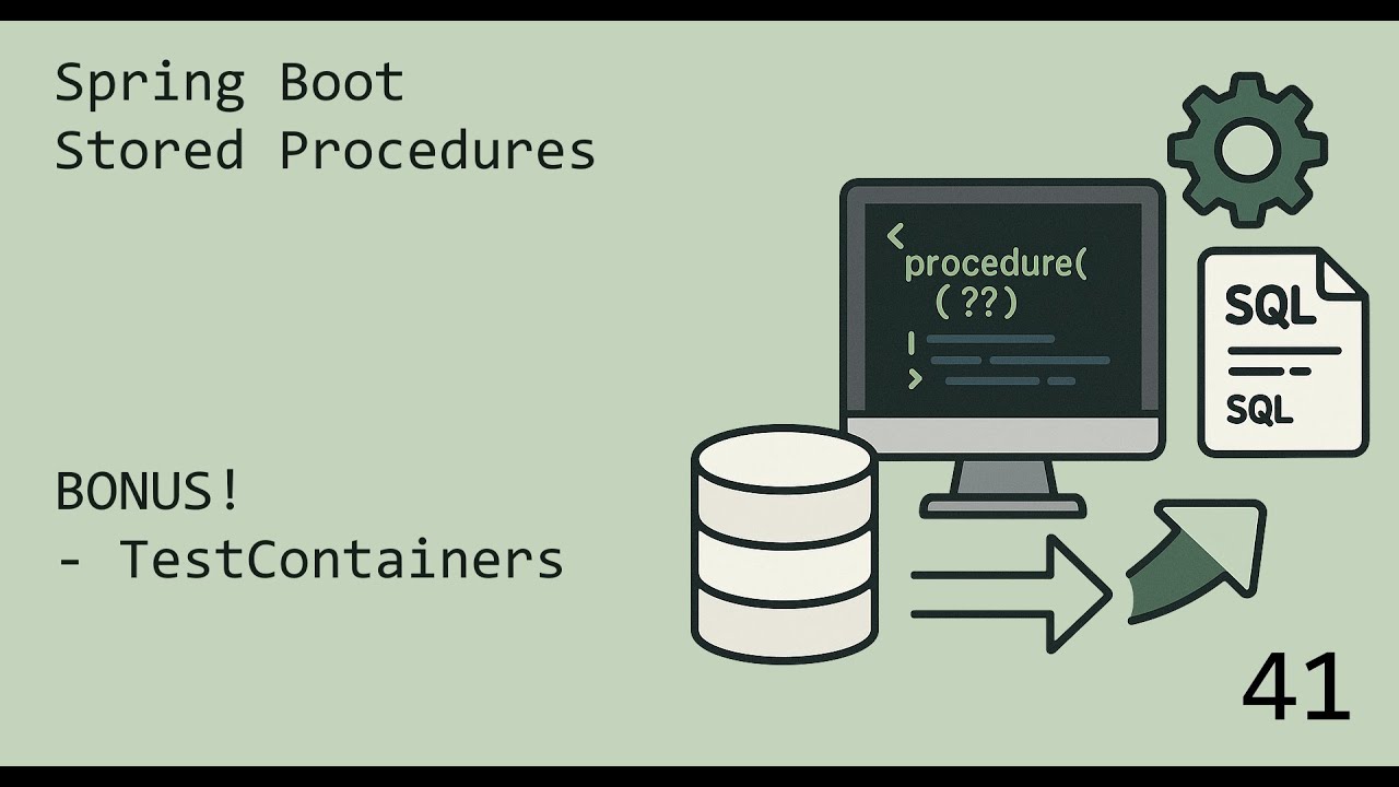 Learning Spring Boot, Zero to Cloud, Ep 41 - Stored Procedures ...