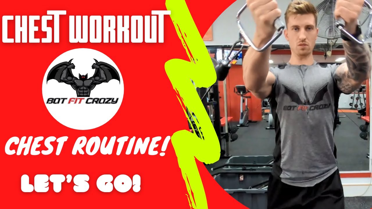 Building a Huge Chest Chest Exercise at Bat Fit Crazy Chest Day at