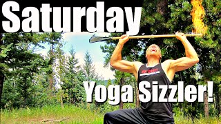 Saturday - Fat Burning Athletic Yoga Workout - 7 Day Fitness Challenge #poweryoga #yogaforathletes