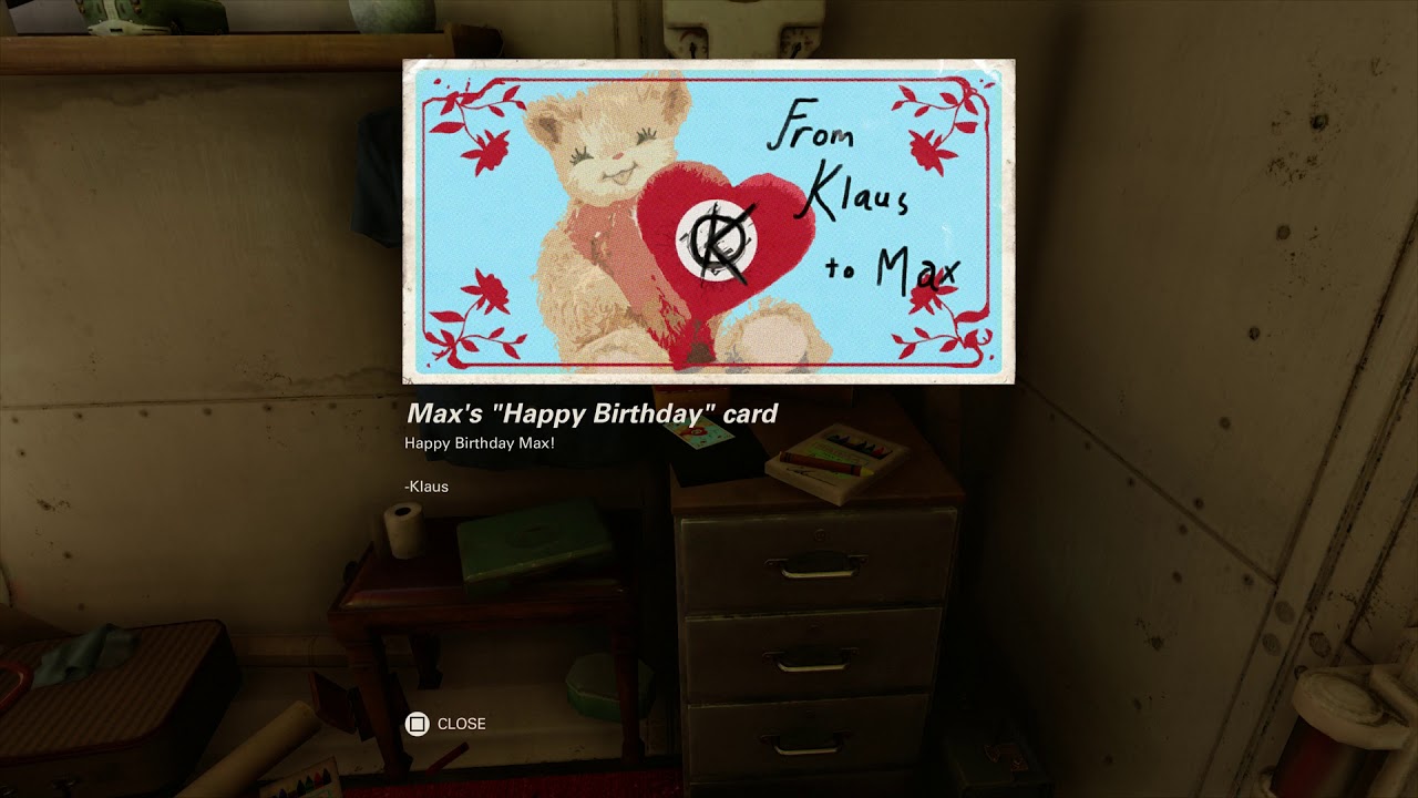 Wolfentein 2 The New Colossus Eva's Hammer Max Hass Room Klaus B