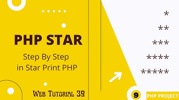 Right Triangle Pattern Star Print In PHP || Step By Step Star Print In PHP || Web Tutorial 39 #star