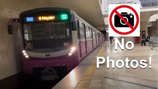 I Filmed this Metro System Secretly - Metro in Baku, Azerbaijan 2024 - Бакинский метрополитен