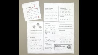 MerryStockings Embroidery Practice Sheet | Bucilla Felt Stocking Kits Tips Hacks