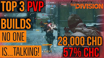 TOP 3 PVP BUILDS | The Division | PATCH 1.8.3
