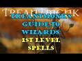 Treantmonk's Guide to Wizards: Level One Spells