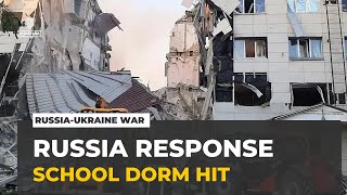 Putin says Russian forces ready to retaliate after Ukraine strike hits school dormitory in Luhansk