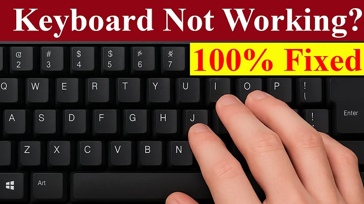 Fix Windows 11 Keyboard Keys Not Working (No Keyboard Needed!)