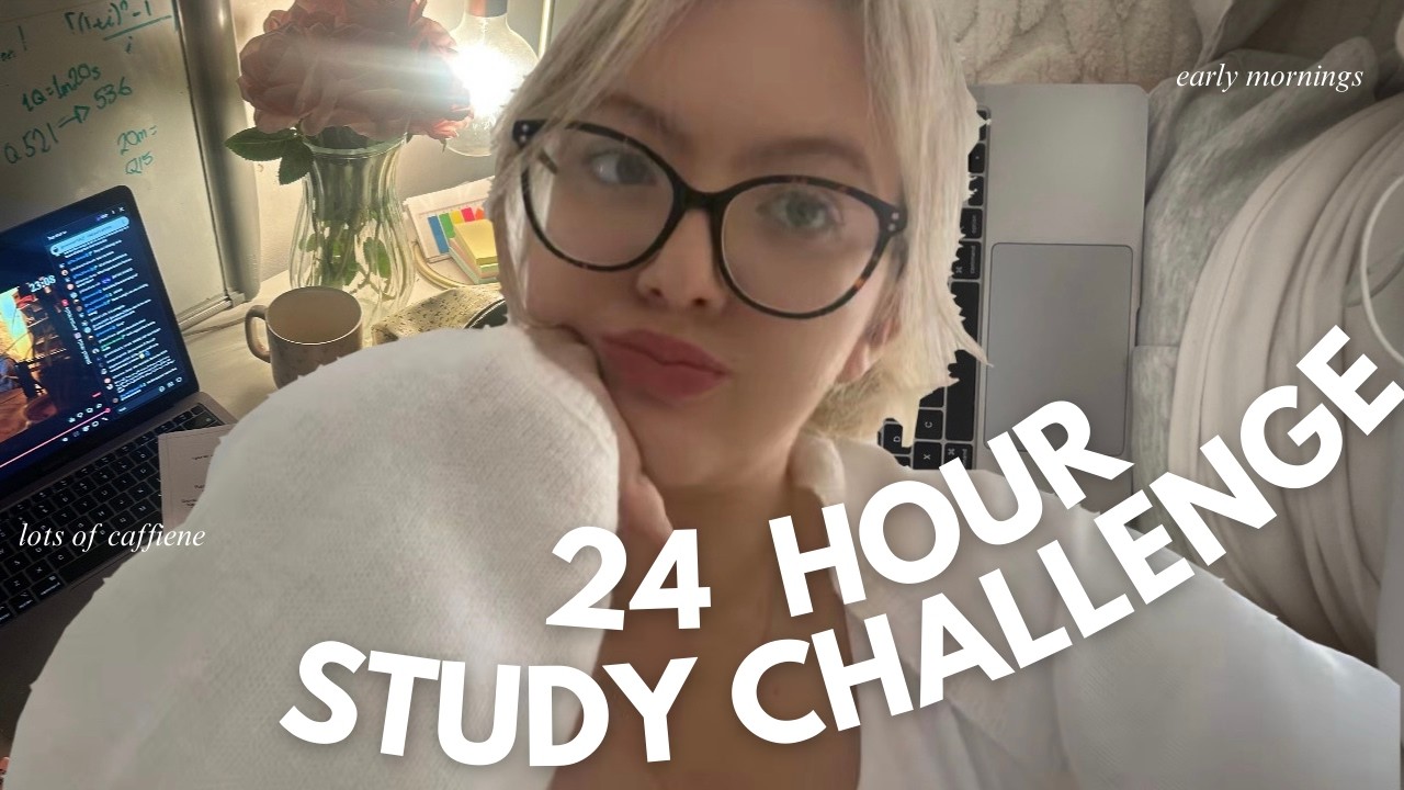 24 HOUR STUDY CHALLENGE || studying biology for hours straight (SO ...