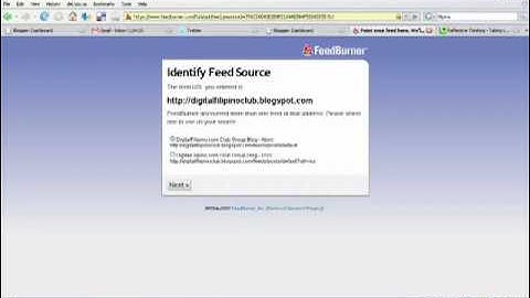 Integrating Feedburner in Blogger.com
