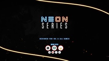 Full Twitch Stream Design Pack - Animated "Neon Series" Stream Overlay Package